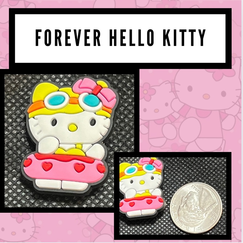NEW: 1 HELLO KITTY Shoe Charm: 1 Charm$12.00 or 3 $15.00 (bundle your 3)